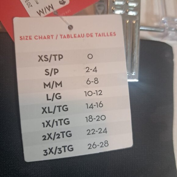 Spanx Size Medium  Black Camo Ecocare‎ Ankle Leggings Style 20344R NWT - Picture 9 of 11